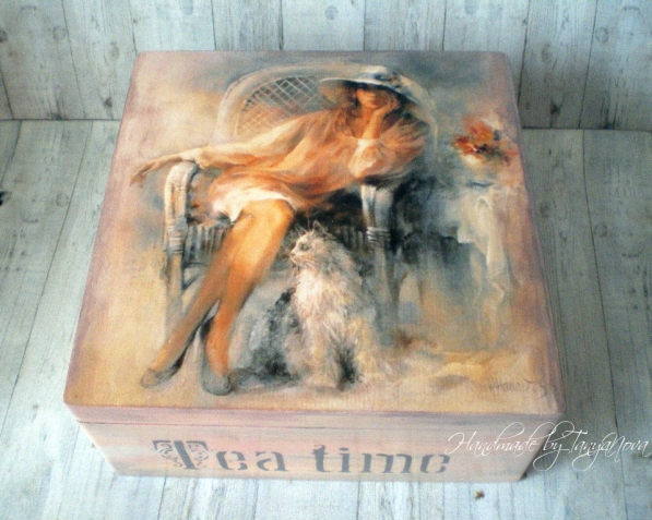Шкатулка &quot;Время чая&quot;.
