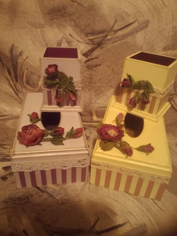 Мои салфетницы и подставочки