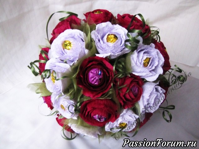 Ручной букет. Розы