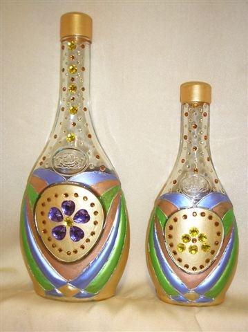 Декорированные бутылки