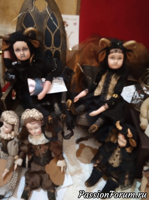 Выставка авторских кукол и мишек в Праге, ноябрь 2019. Часть 1я.
