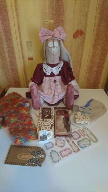 У меня тепер живёт зайка Машенька из Эстонии