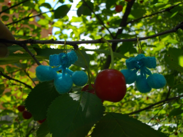Серия сережек &quot;Вишенки&quot;
