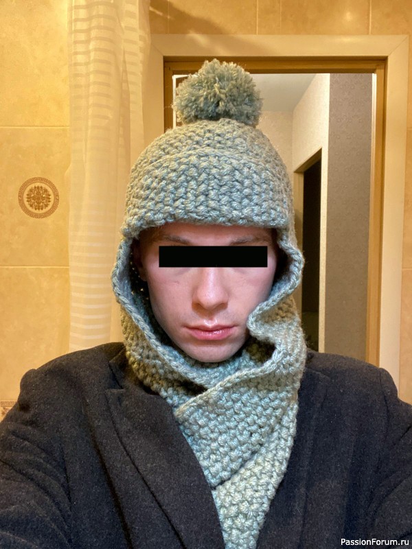 Шапка с бааальшими &quot;ушами&quot;.