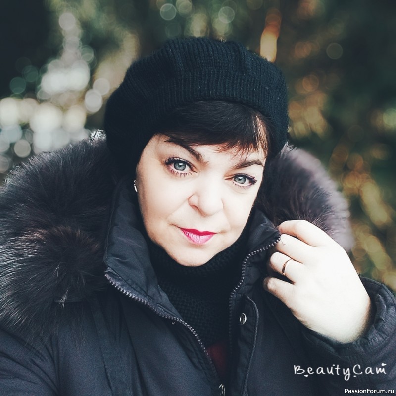 Классический берет с манишкой