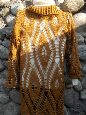 Ажурные кардиганы