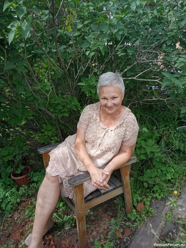 Летний костюм. Сама придумала.