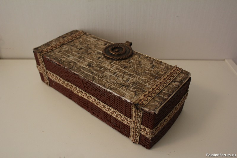 Шкатулки из картона.