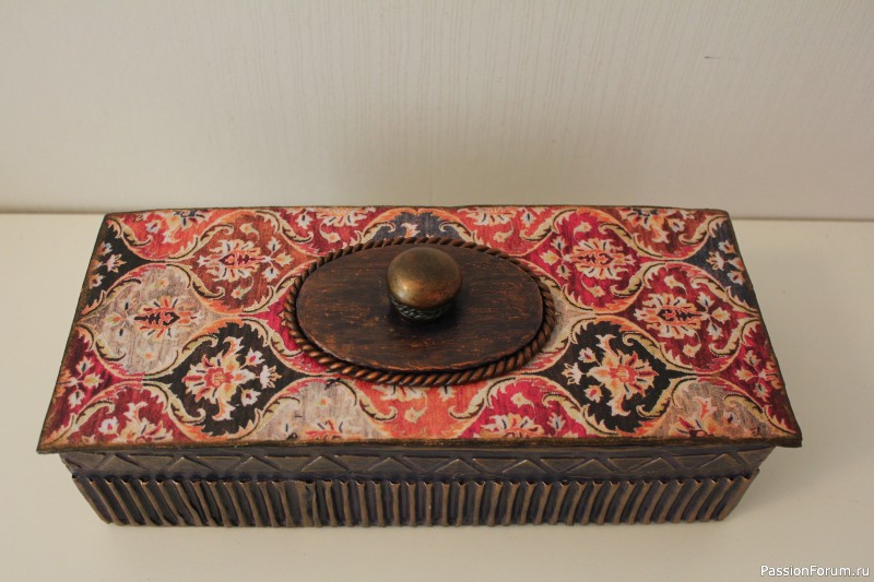 Шкатулки из картона.