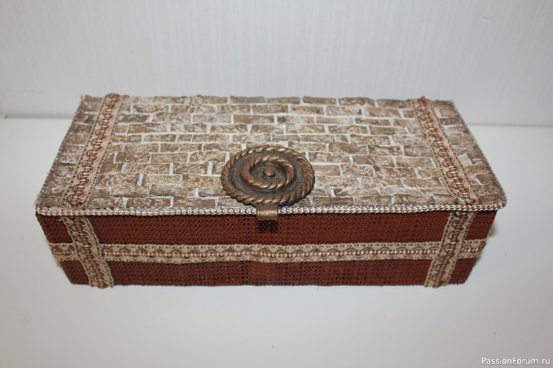 Шкатулки из картона.