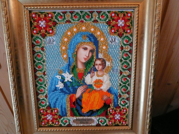 Икона Божьей Матери &quot;Неувядаемый цвет&quot;.
