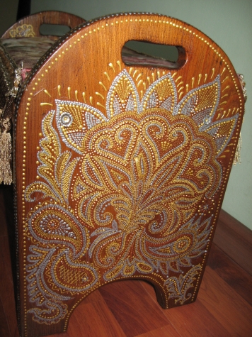 Расписной стульчик.