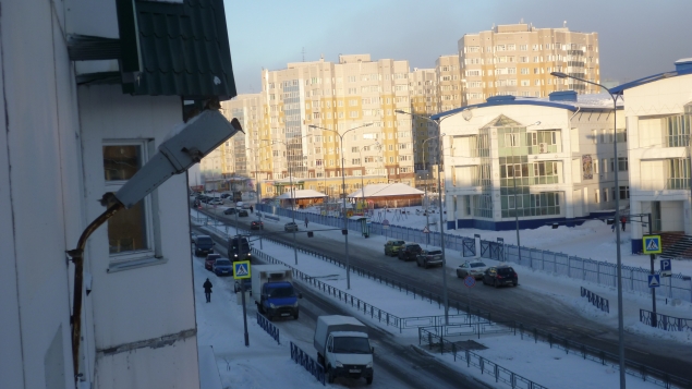 Покажу Вам то, что я увидела сегодня за окном