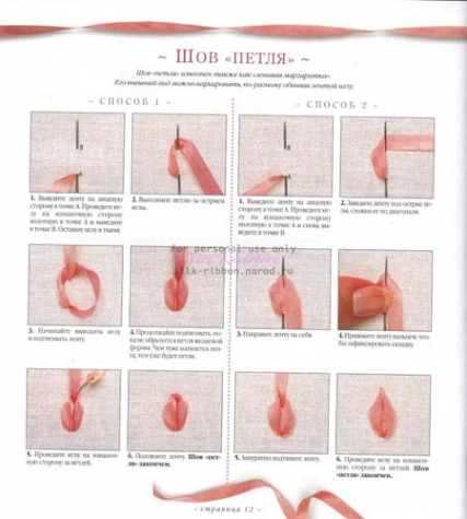 Книга по вышивке лентами