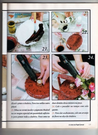 Два журнала - Изделия из бумаги и картона, Плетение из бумажной лозы