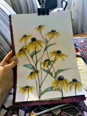 Пленеры. желтые цветы
