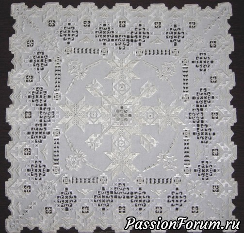 Хардангер. Bambú по дизайну Mamen Arias (с небольшим отступлением)