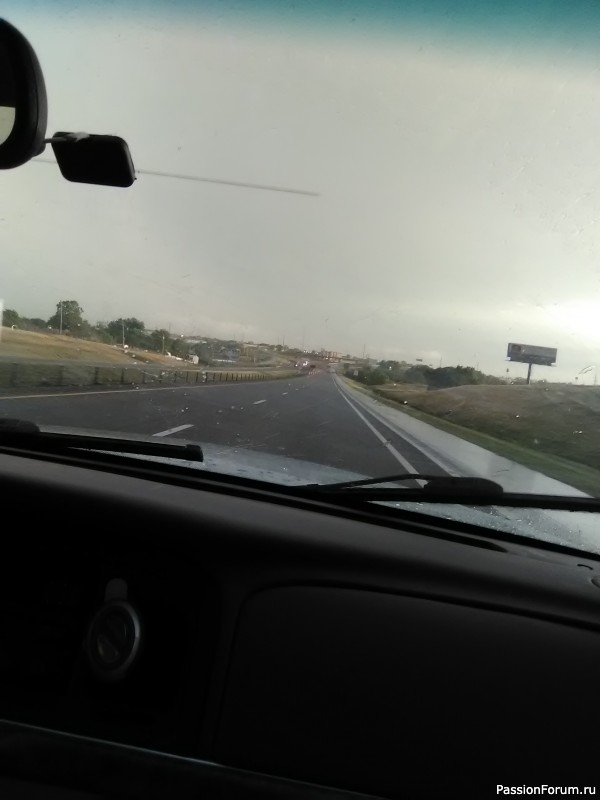 Cross tornado in Oklahoma