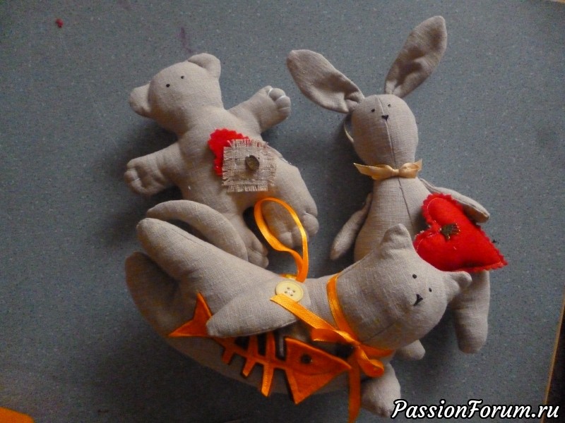 Игрушки из бортовки