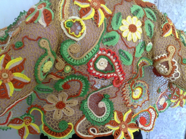 жакет, ирландское кружево, р.46-48