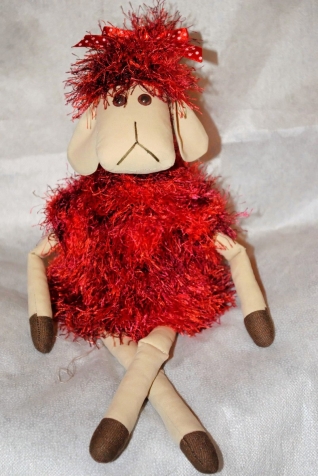 Lady in red