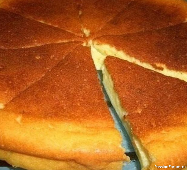 Творожная шарлотка. Очень вкусно!