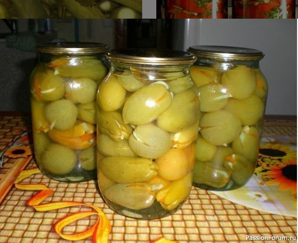 Маринованные зеленые помидоры