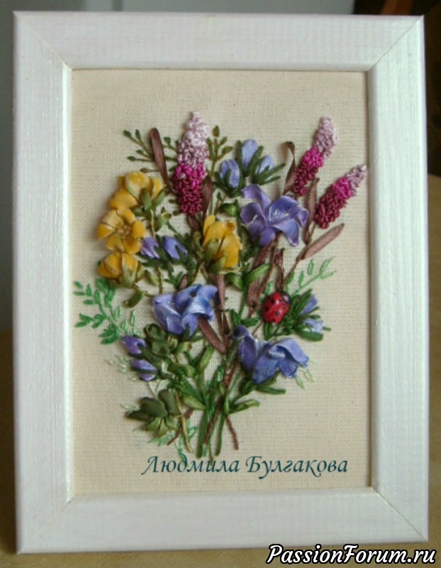Магия вышивки лентами.
