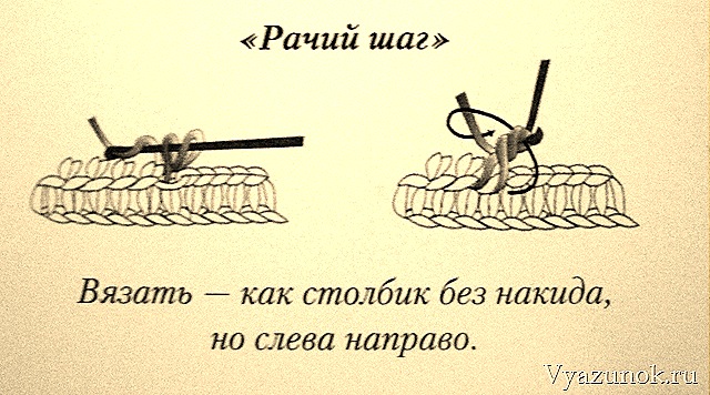 Первый этап совместного вязания грелки на чайник.
