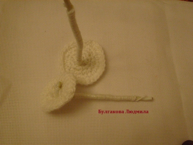 Четвёртый этап вязания грелки на чайник.