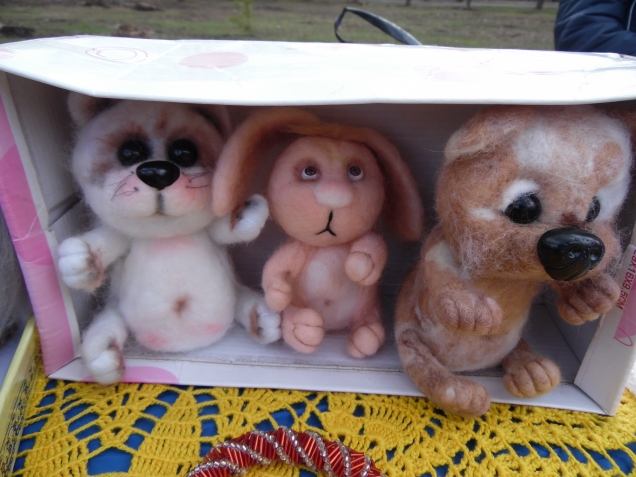 валяние-игрушки