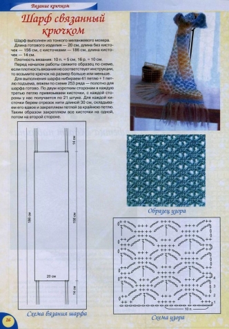 Крючок. Шарфы, шали, палантины