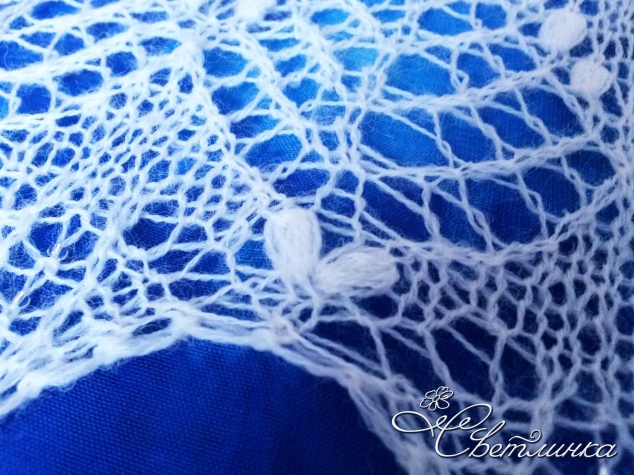 Новогодний палантин-сказка &quot;Милый дом&quot; Sweet Home Scarf by Lyubov Shalnaya