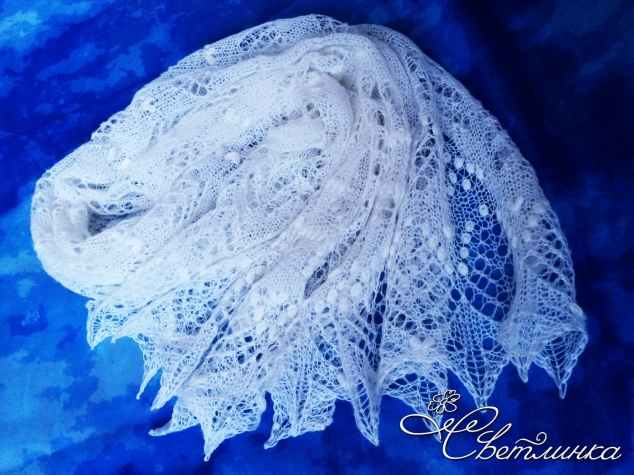 Новогодний палантин-сказка &quot;Милый дом&quot; Sweet Home Scarf by Lyubov Shalnaya