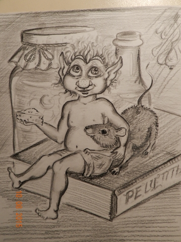 Рисовашки. Странный типчик))) Кто бы это мог быть???)