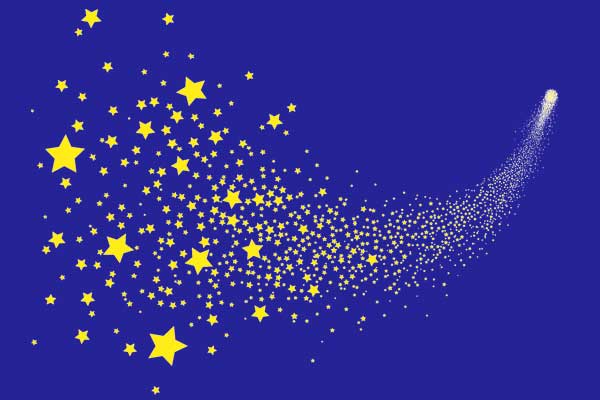 Если звезды падают... то их приносит почтальон.