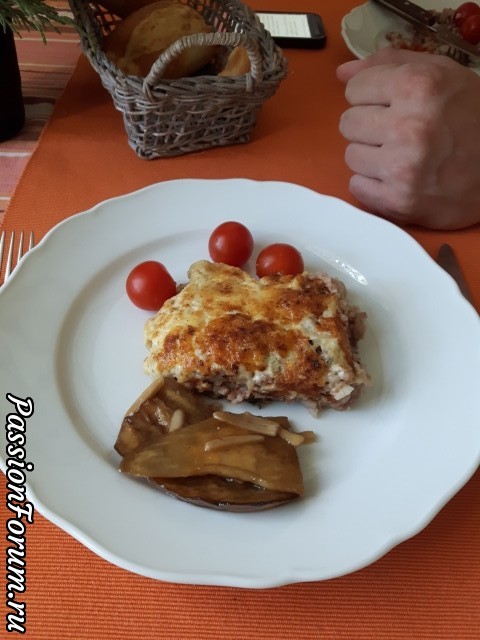 Фарш, запечённый под сыром