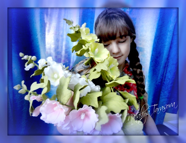 Что то лета захотелось...Фоамиран.