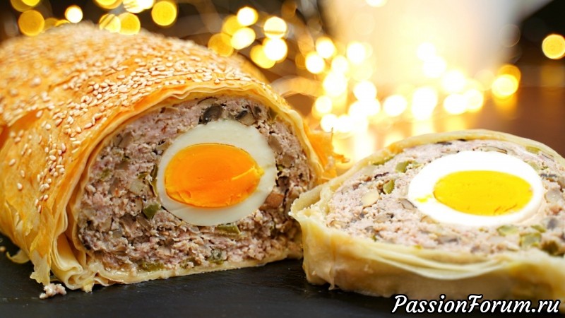 Горячее блюдо из фарша на Новогодний стол &ndash; красиво и очень вкусно!