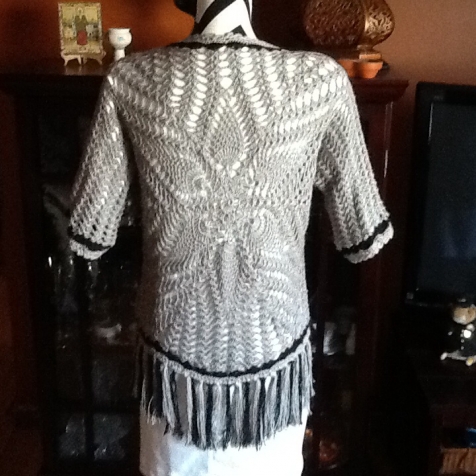 Кофточка -туника крючком из журнала &quot;Crochet so fine&quot;