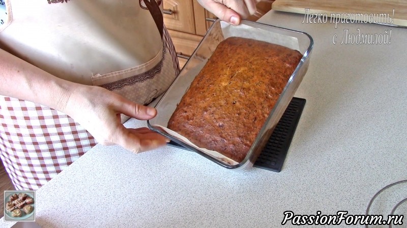 Банановый кекс с маком