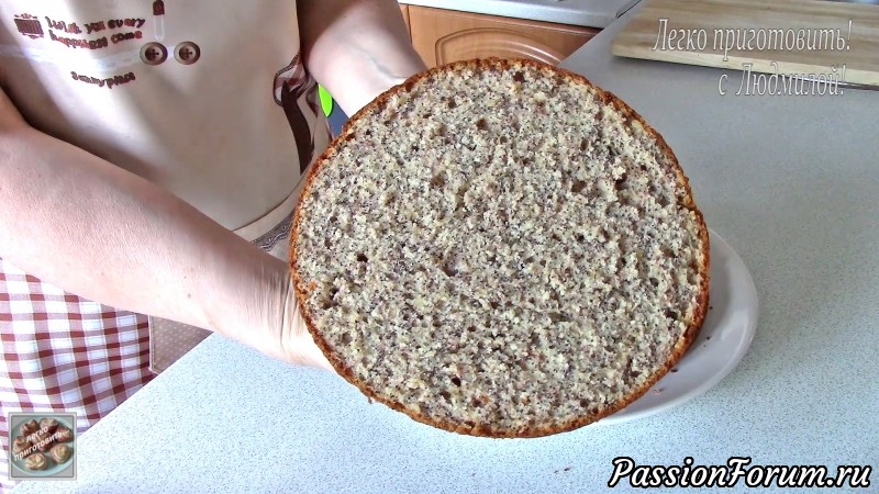 Банановый кекс с маком