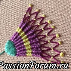 Интересные стежки для вышивки
