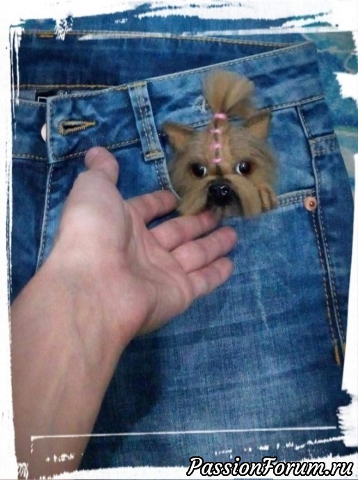 Мои брошки из шерсти)))