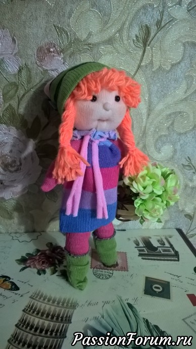 Кукла из носочков