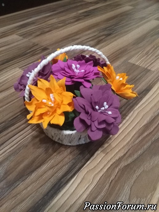 Корзинка с цветочками