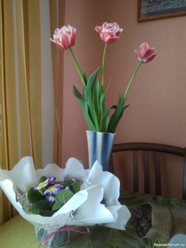Дед Мороз поздравляет с....8 марта!