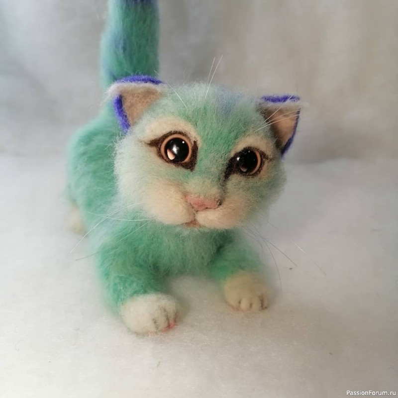 Валяные котята