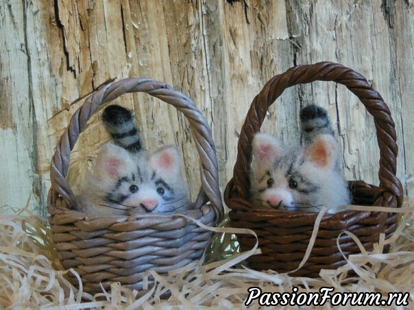 Мимишные корзиночки и зверята