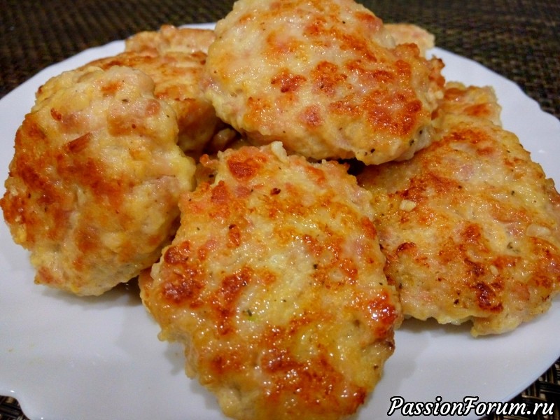 Лентяйские куриные котлеты